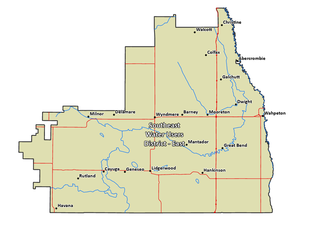 East District Map: Area 1
